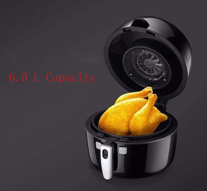 **Smart Airfryer 6,8 QT | LCD-Display, 1350 W, ölfreier Multifunktionskocher, Antihaft, automatische Abschaltung**