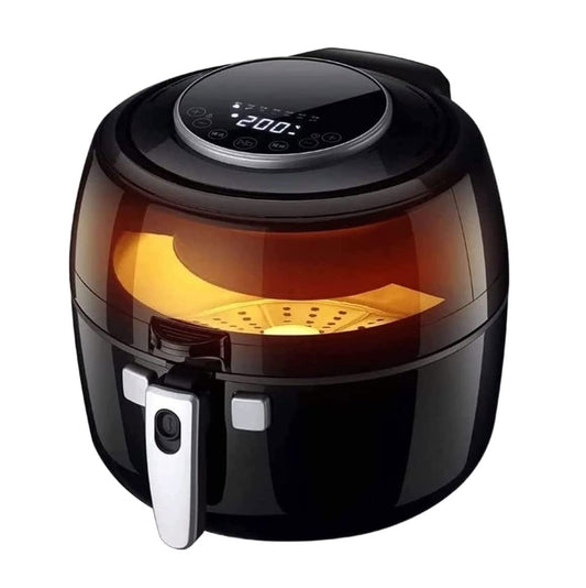 **Smart Airfryer 6,8 QT | LCD-Display, 1350 W, ölfreier Multifunktionskocher, Antihaft, automatische Abschaltung**