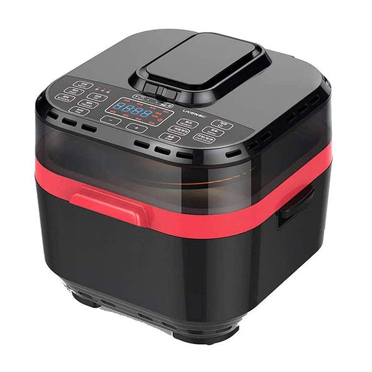 **1500 W Airfryer 10 L | Elektrische Heißluftfritteuse, Touch-Steuerung, Antihaft, ölfreies gesundes Kochen**