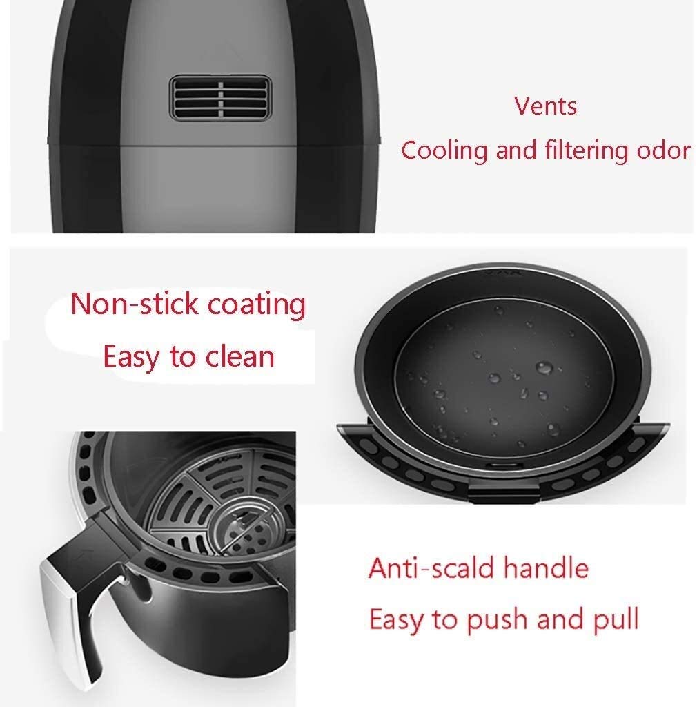**Mikrowelle mit Airfryer 6 L 1000 W | Rapid-Air, Timer & Temperaturregelung, fettarmes Kochen**