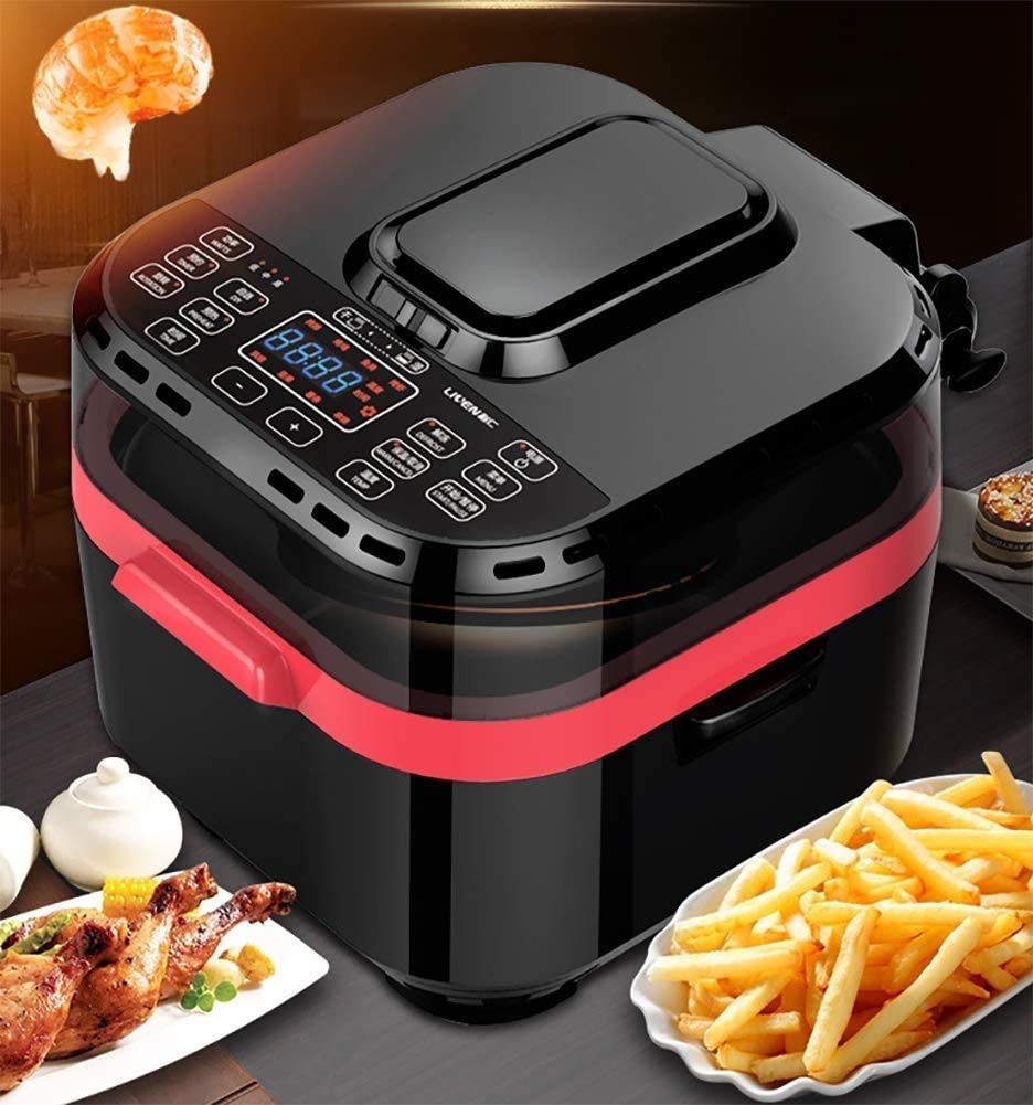 **1500 W Airfryer 10 L | Elektrische Heißluftfritteuse, Touch-Steuerung, Antihaft, ölfreies gesundes Kochen**