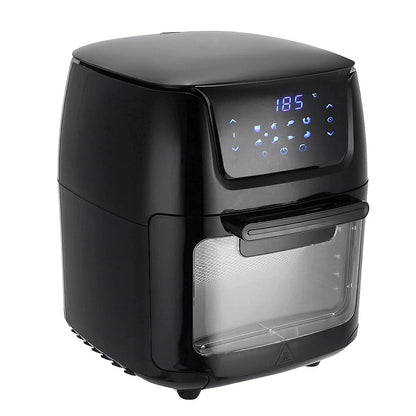 Hot Air Fryers for Home Use Hot Air Fryer Oven Electric Touch Digital Airfryer Rotisserie Dry Large Cooker 12L Hopeful Charity
